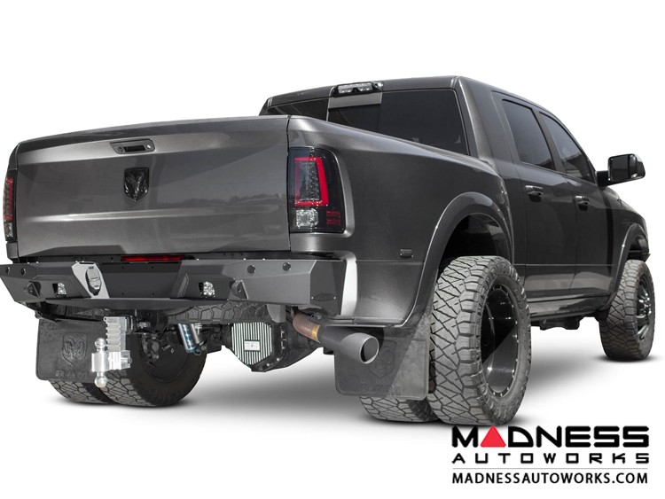 Dodge Ram 3500 Stealth Fighter Rear Bumper w/Backup Sensor Cutouts